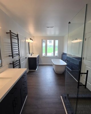 Bathroom remodeling project in Clarksville TN by licensed general contractor Huff Consolidated Enterprises